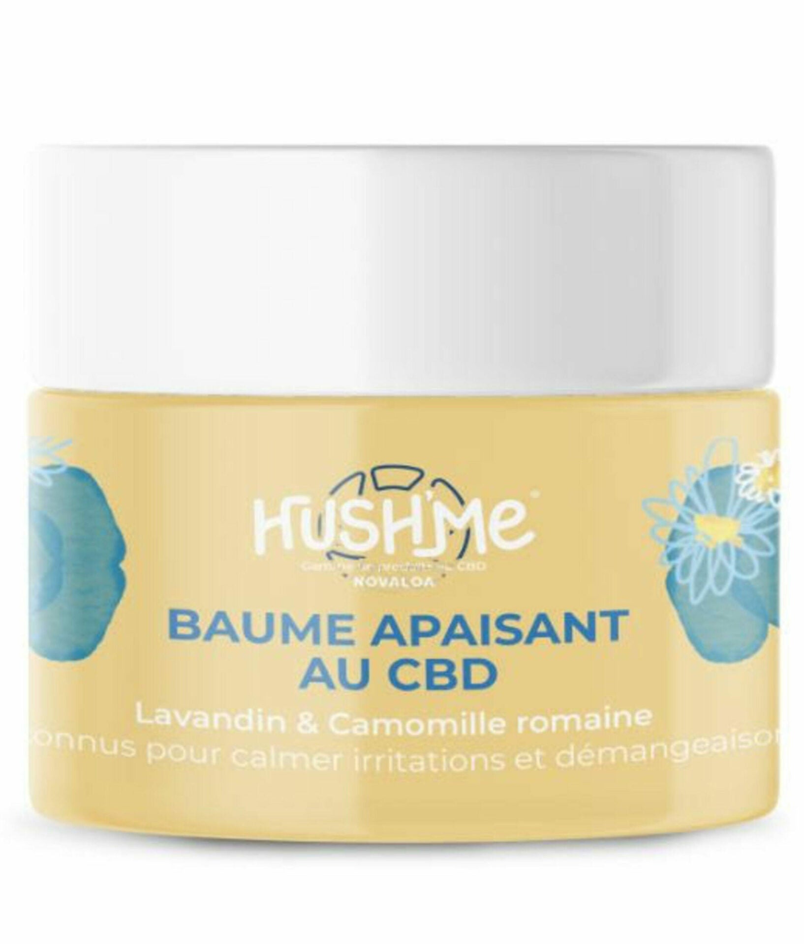 Baume apaisant au CBD à la camomille et lavandin