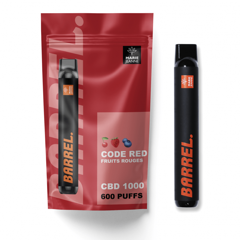 Barrel code red CBD fruit rouge CBD Cigarette electronique CBD Puff CBD calibud CBD marseille 